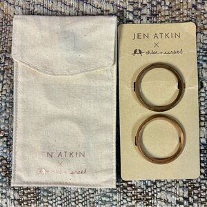 Chloe + Isabel w/Jen Atkins Rose Gold Circle Hair Clips